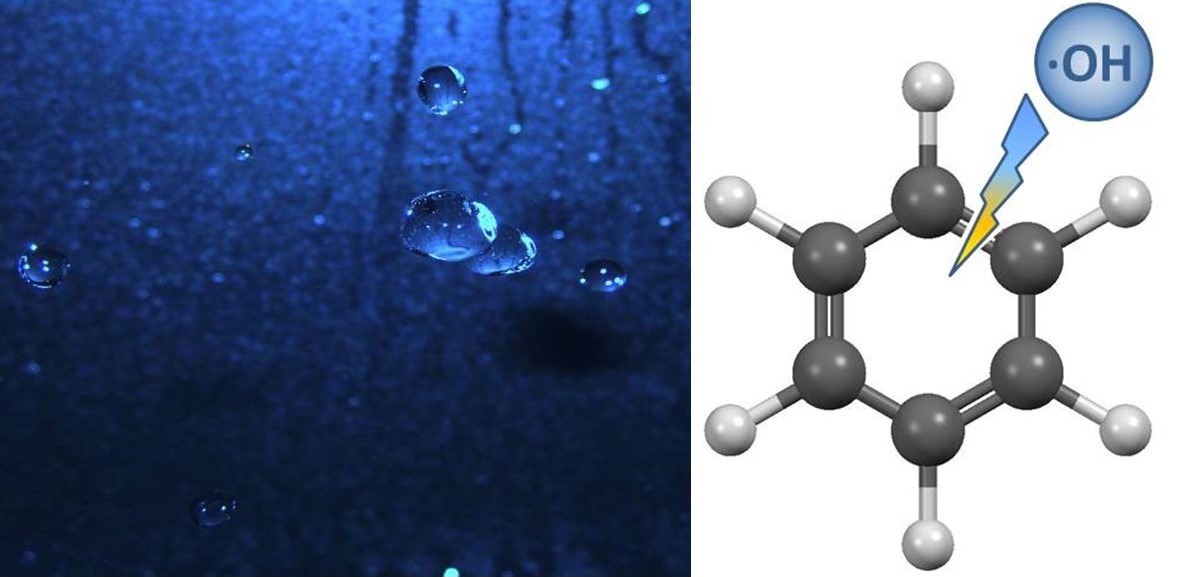 Oxidation (Foto of Water drops: H. Schubert)